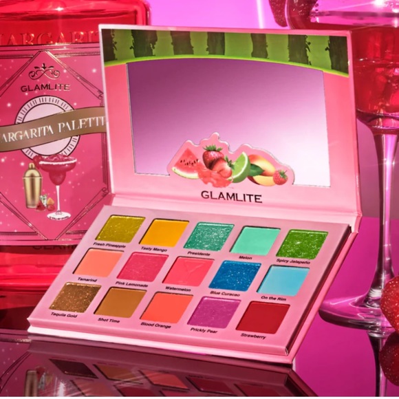 Glamlite Margarita Premium Quality 15 Pan Eyeshadow Palette Sealed NIB - Picture 5 of 10